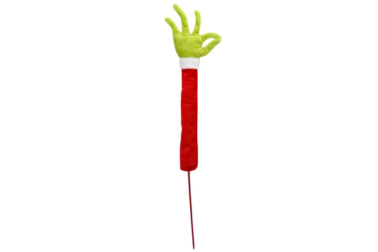 Grumpy Green Hand Tree Decoration 72.5cm