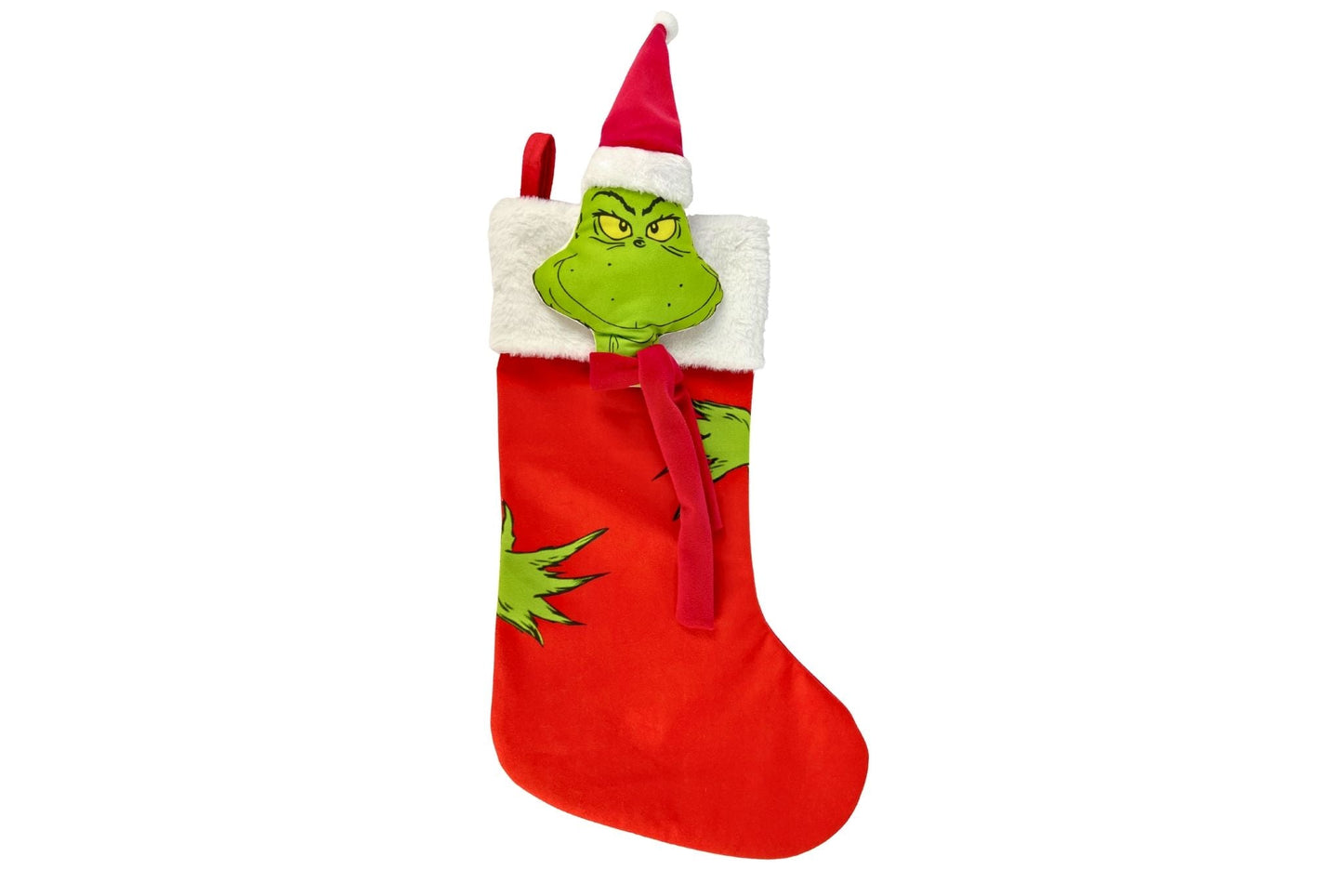 Grumpy Green Stocking 70x22cm