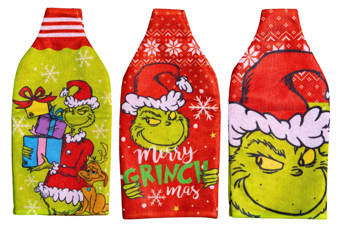 Grumpy Green Bottle Decoration 3 Asstd 26x12.5cm