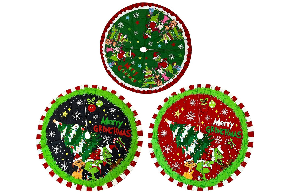 Grumpy Green Tree Skirt 120cm 3 Asstd