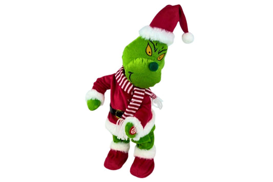 B/O Animated Twerking Grumpy Green w/Music 18x12x38cm