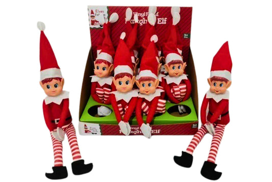 Red/White Boy & Girl Elves 40cm PDQ