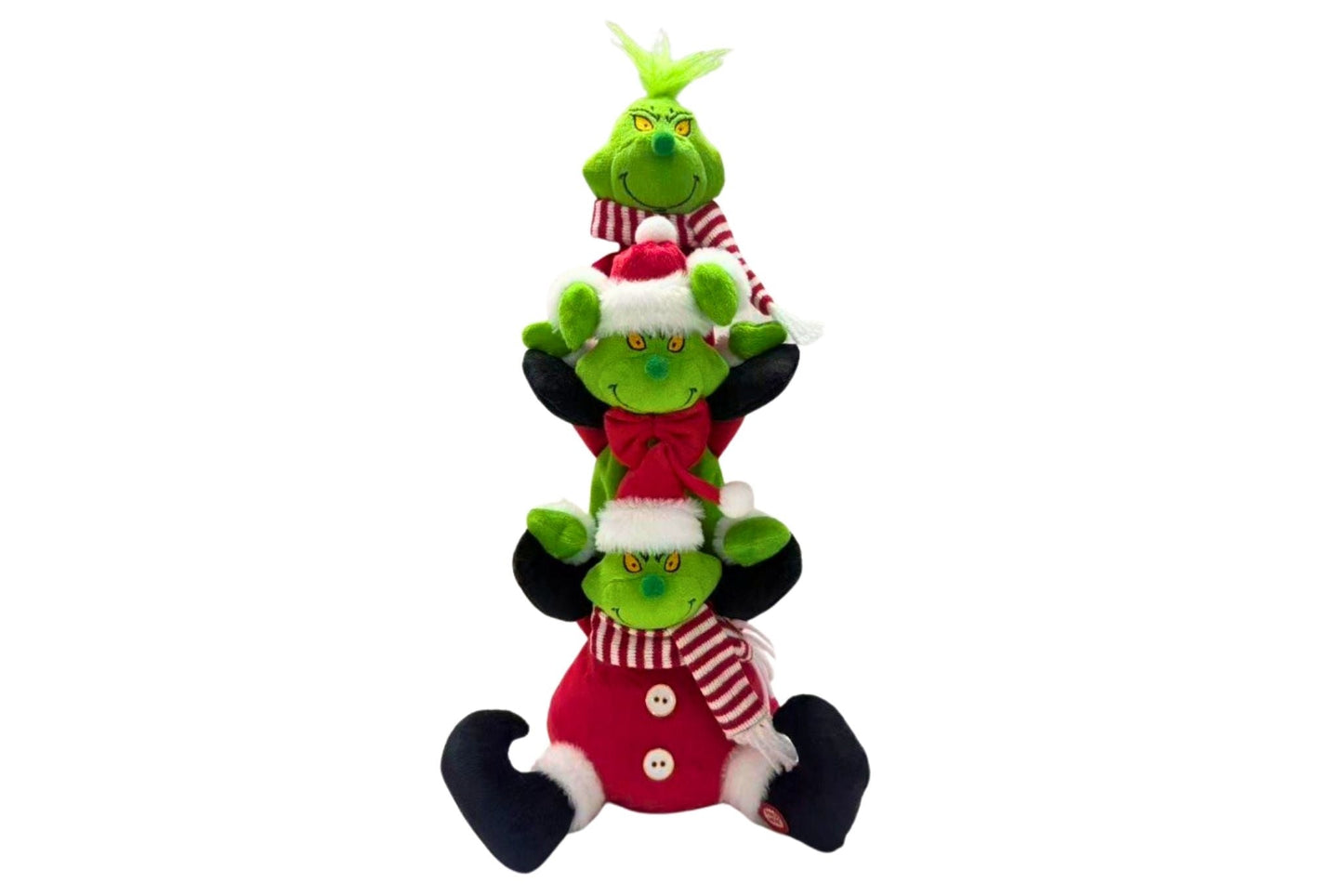 B/O Animated Up/Down Grumpy Green Stacking Game w/Music 23x18x45cm