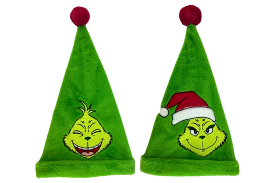 Grumpy Green Santa Hat 54x31cm