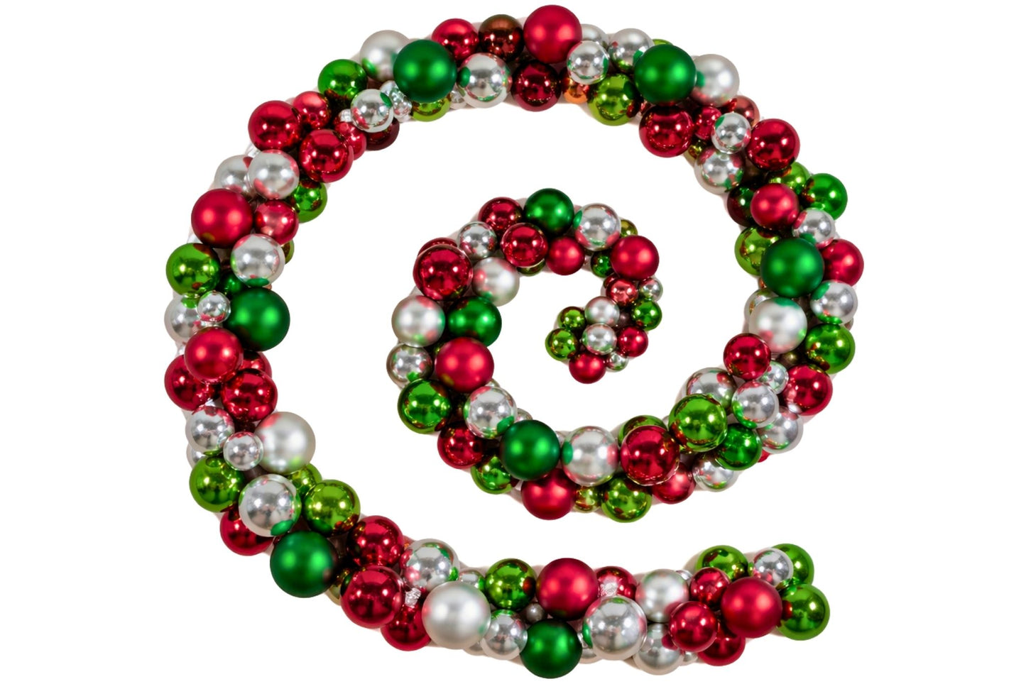 Xmas Bauble Garland 1.8m 3-5cm Baubles