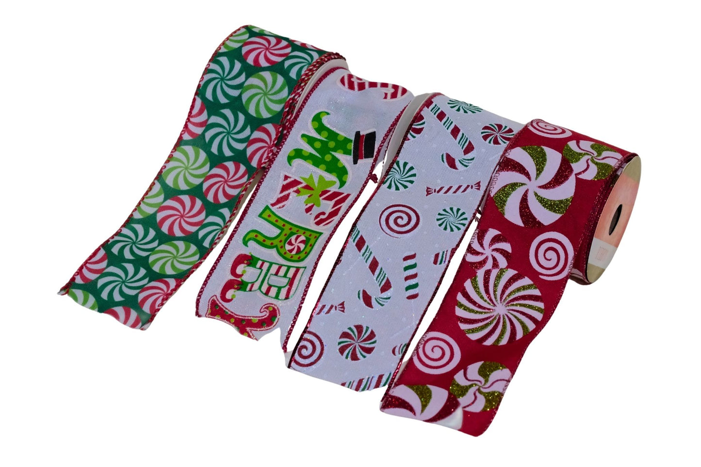 Grumpy Green Ribbon 4 Asstd 6.3cm x 2.74m PDQ