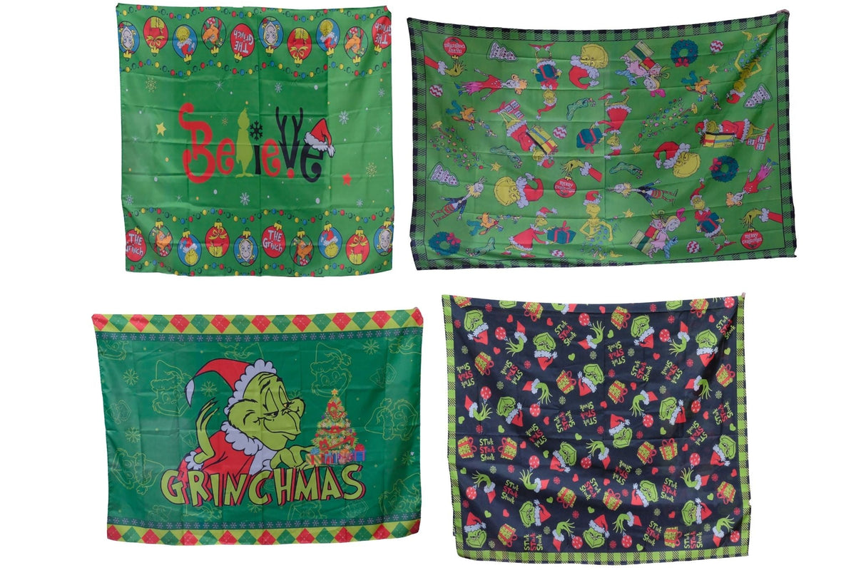 Grumpy Green Table Cloth 4 Asstd 220cmx140cm