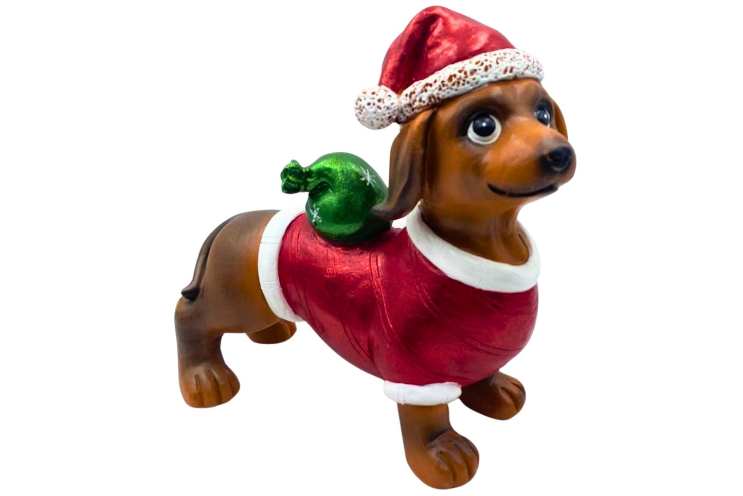 Xmas Dachshund 26x12x25cm