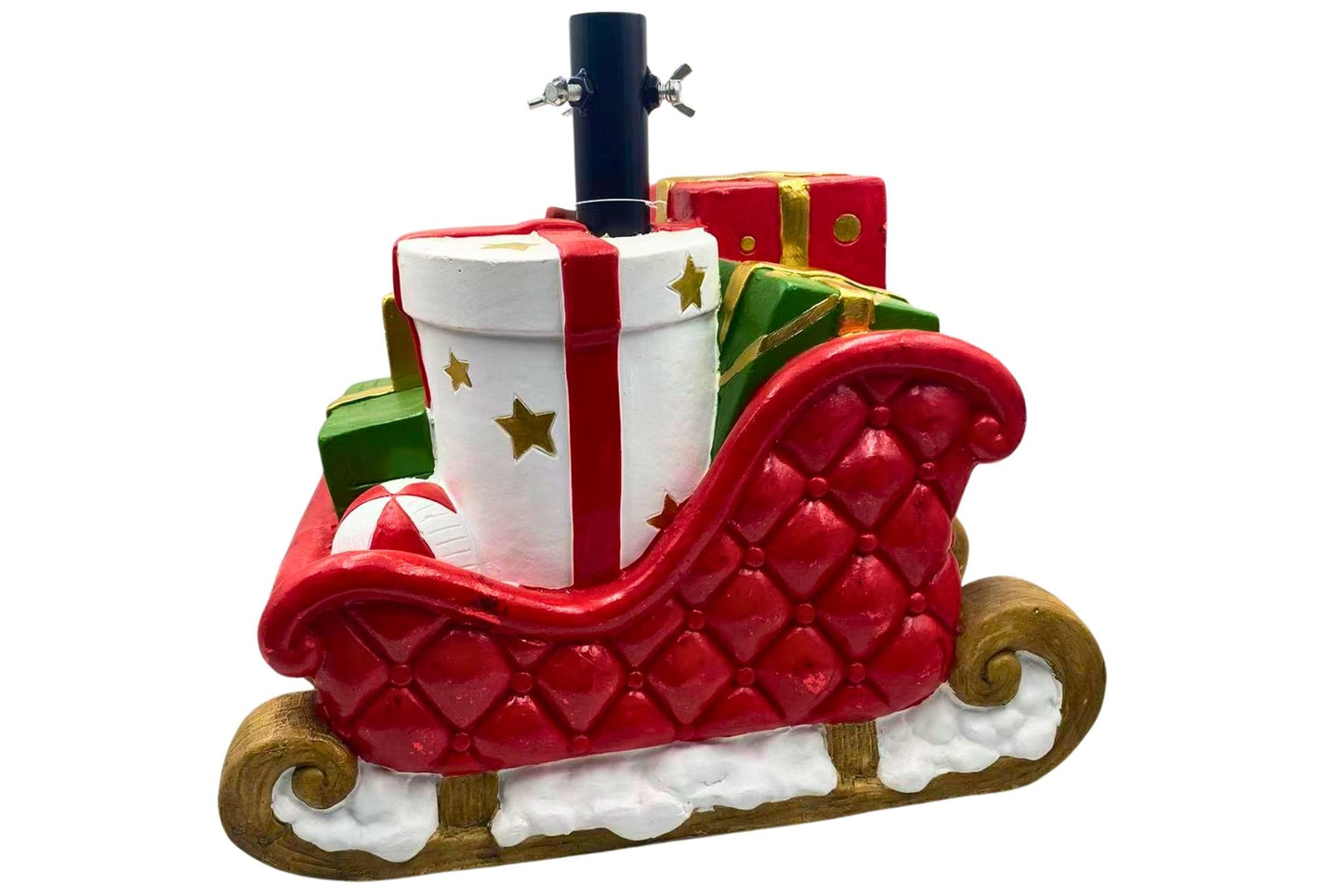 Xmas Tree Stand Sleigh w/Presents 45x24x40cm