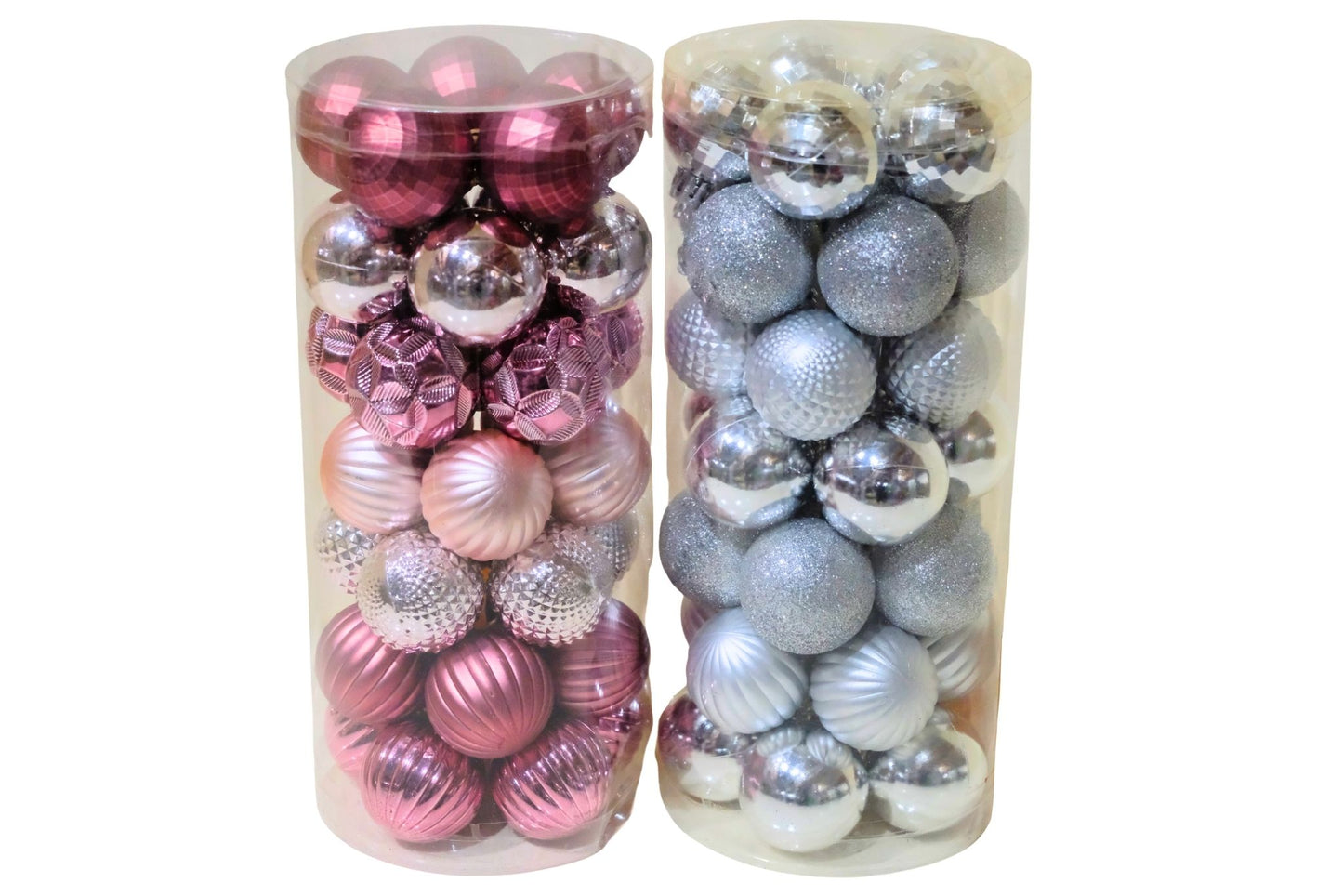 Xmas Baubles 6cm Pk41 3 Asstd