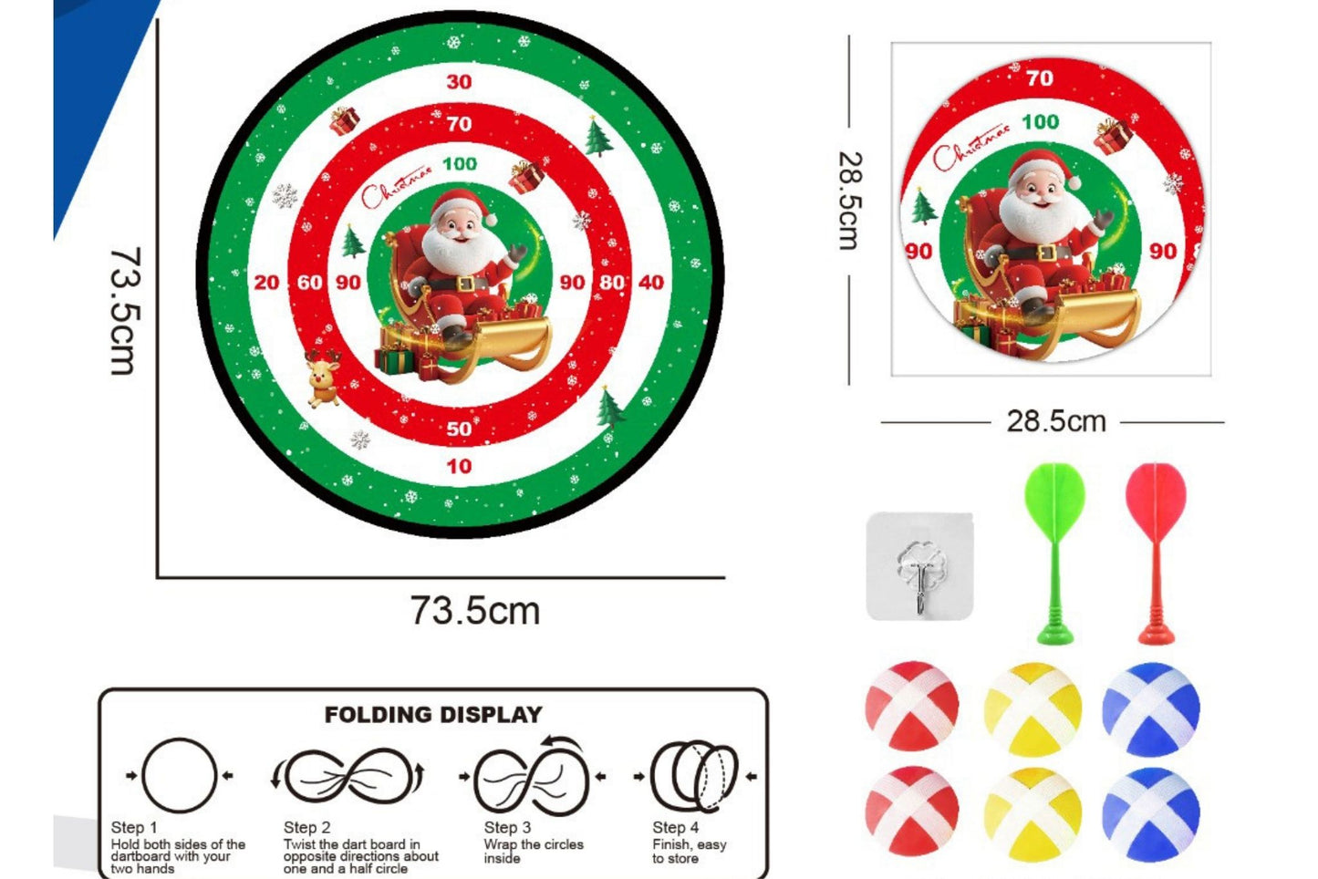 Xmas Jumbo Dart Board