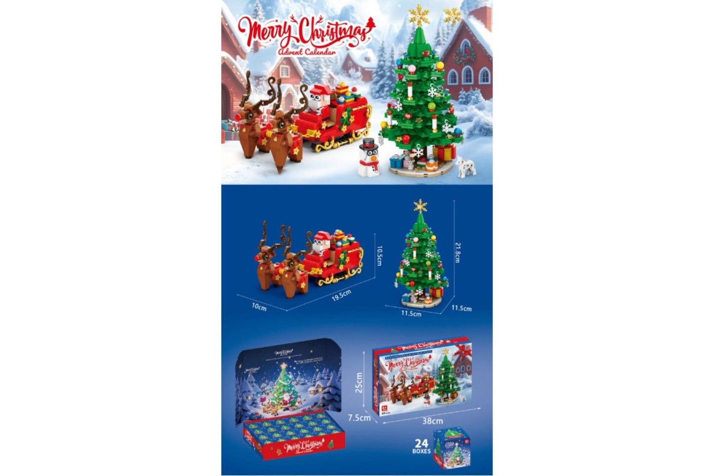 Xmas Tree Scene Advent Calendar 770pcs