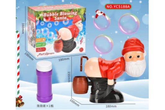 Bubble Blowing Santa